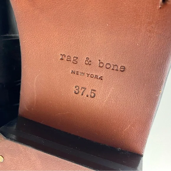 Rag & Bone Aston Asphalt Leather Suede Bootie - Picture 12 of 15